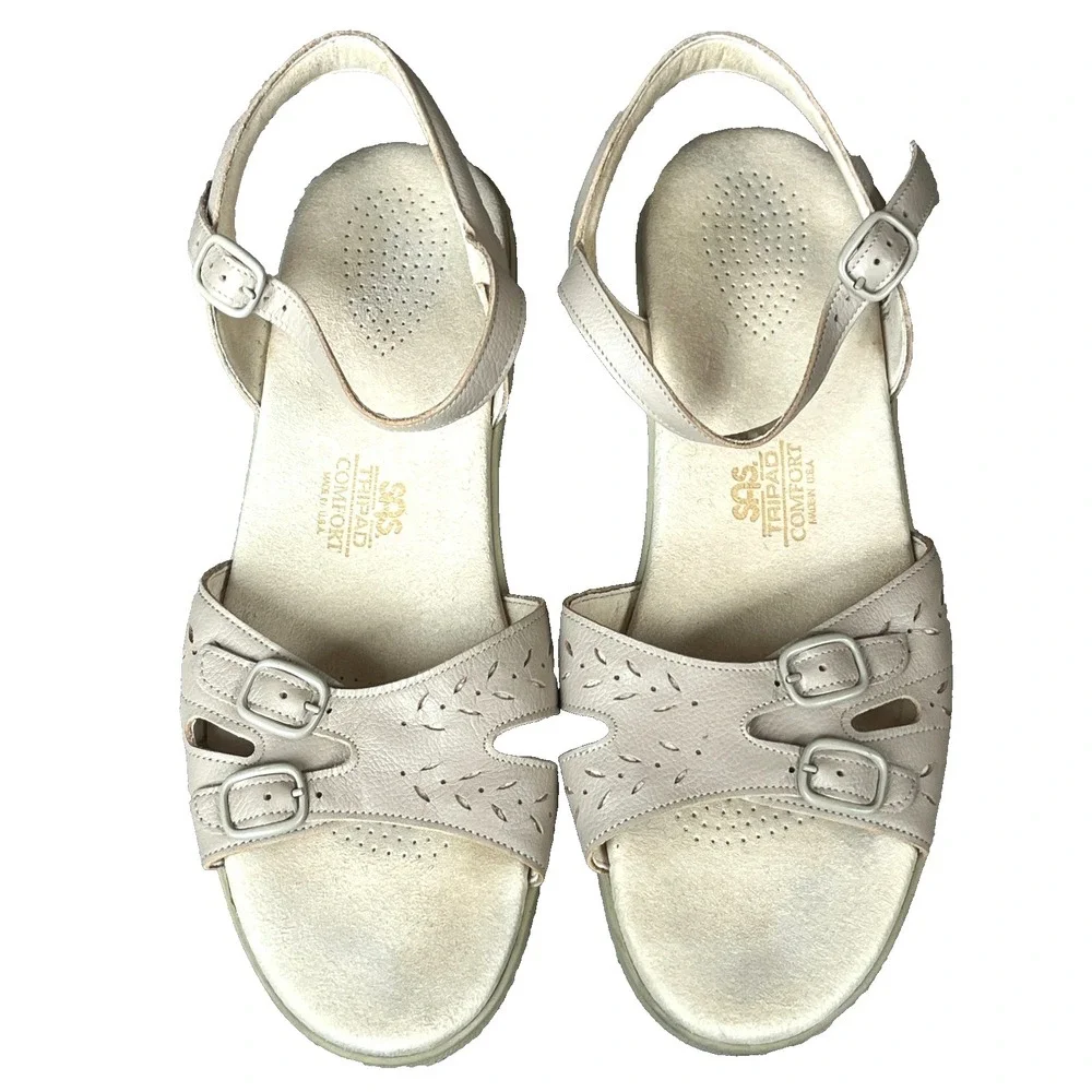 SAS Sandals Duo Quarter Strap Sandals Womens 11 Narrow Footbed
